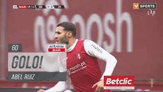 Golo Abel Ruiz: Braga (2)-2 Casa Pia  (Liga 23/24 #32)