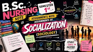 Assignments of Socialization (Sociology) #notes #assignment #important #viral