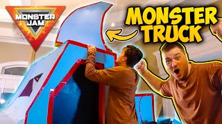 Building a Monster Truck out of Cardboard - Monster Jam