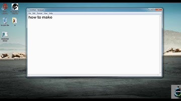 How to make matrix effect using notepad???