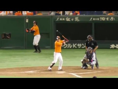 亀井義行 2016年第1号ツーランホームラン