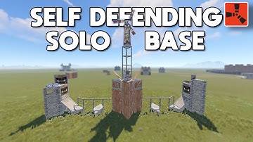 RUST - Base that Defends Itself - 2024 New Solo Base Design