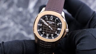 Patek Philippe Aquanaut 5167R Rose Gold Unboxing & Presentation