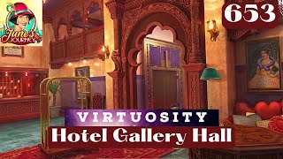 JUNE'S JOURNEY SCENE 653 HOTEL GALLERY HALL 💖FULL MASTERED SCENE💖 (Hidden Object Game)