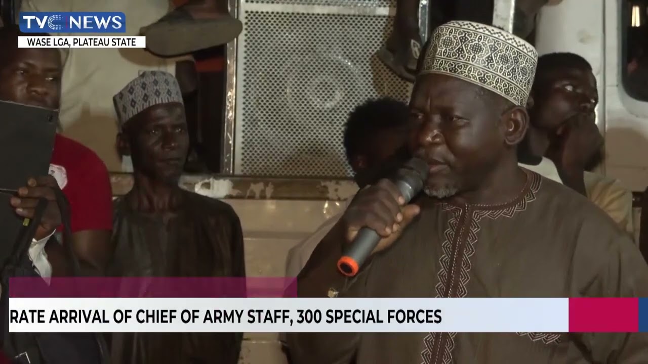 Funom Joshua Gives Updates As Wase Locals Celebrate Arrival Of COAS, 300 Special Forces