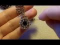 Sidonia's handmade jewelry - How to bezel an 8mm Swarovski chaton