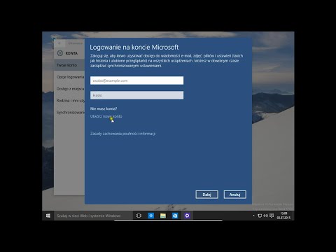Windows 10 PL konto Microsoft przełączanie trybu logowania