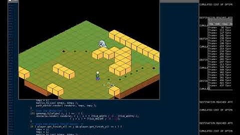 C++ | SDL2 | A-star pathfinding - ISO engine WIP - Selecting Units