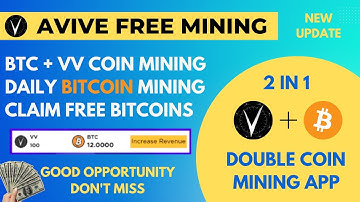 free bitcoin mining 2023 | New mining app avive | avive mining all details