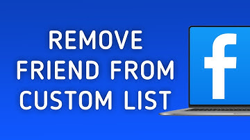 How to Remove Friend from Custom Friends List in Facebook on PC
