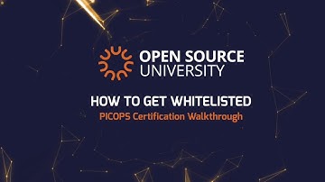 Open Source University: How to get whitelisted?