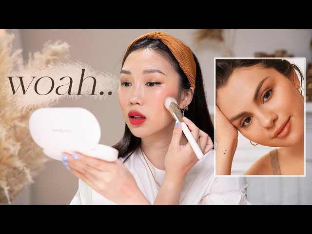 TRYING RARE BEAUTY By SELENA GOMEZ *Full Face First Impressions*