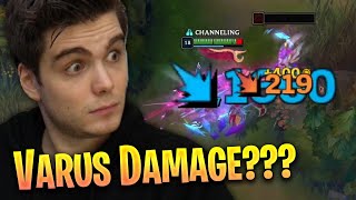 Ten AP Varus Damage se mi nevejde na monitor