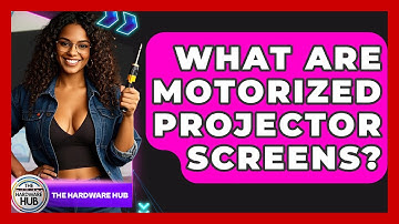 What Are Motorized Projector Screens? - The Hardware Hub