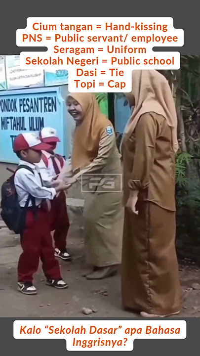 Cium tangan. Eh... #kursusbahasainggrisbogor #kursusbahasainggris #lesbahasainggris #videolucu