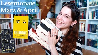 Lesemonat März & April🌼| Mystery, Thriller, Weltkriege etc. - ein buntes Gemisch an Bücher📖