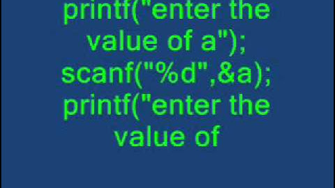 program which shows the use of scanf function