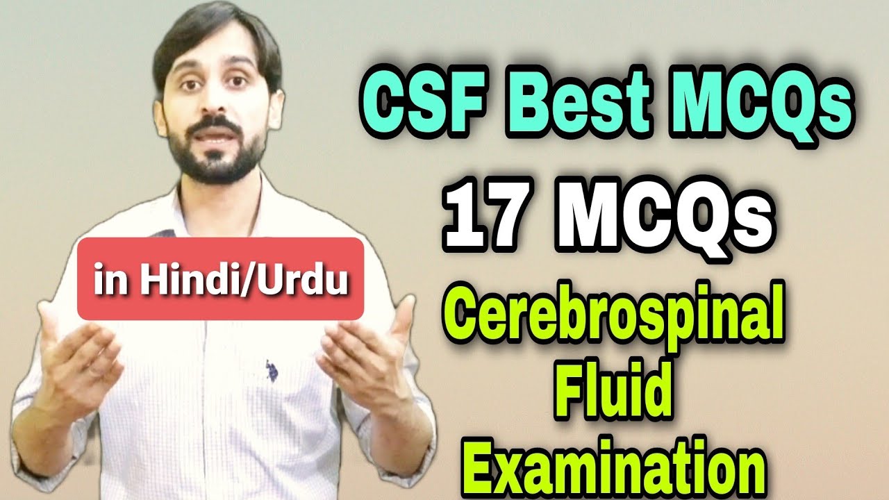 17 MCQs in CSF Examination | Urdu/Hindi | Cerebrospinal Fluid Analysis | MLT MCQ