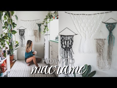 วีดีโอ: วิธีการเรียนรู้ Macrame