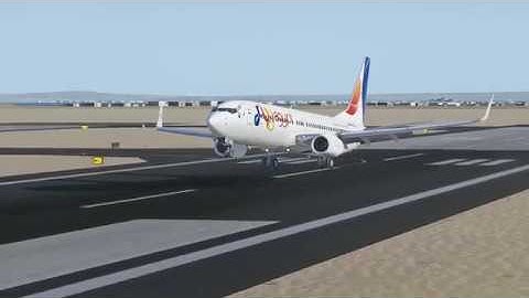 Prepar3d V4.5 Landing in Hurghada [HEGN] RealTurb B738