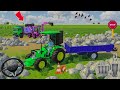 🔴Drive JCB and Uploading 🪨🏗Stone From Dumper🌋 Truck in Game #truck #jcb #tractor #dumper #games