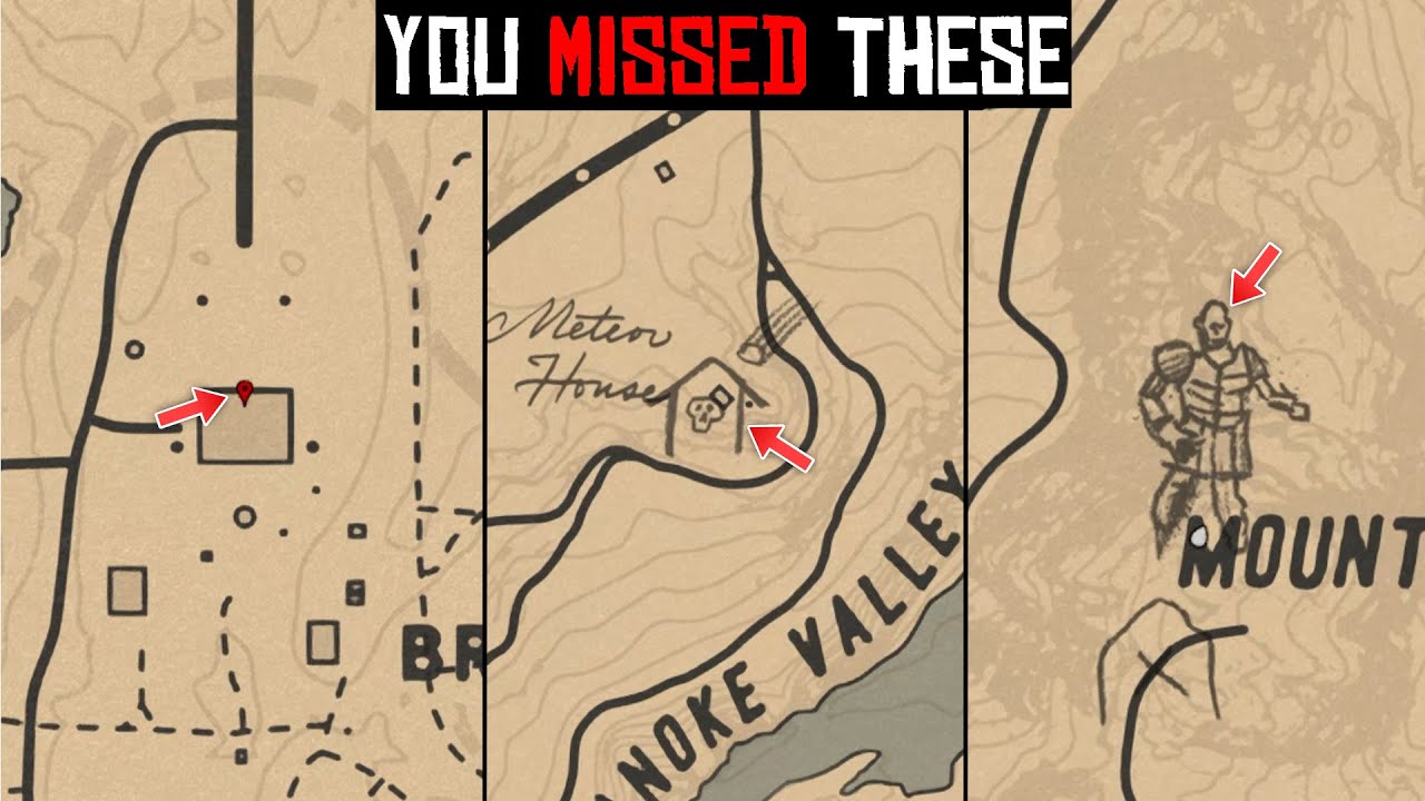 Players Passed Here 1850 Times but didn't notice These Secrets - RDR2