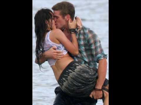 Miley Cyrus Liam Hemsworth KISSING Miley Cyrus passionately kissed The Last Song costar Liam Hemsworth on her first official day of filming. Liam is an Australian actor best known for his roles on the Australian soaps Neighbours + Home & Away. Photos: PacificCoastNews. Adding 12+ of Miley & Liam's passionate embrace!