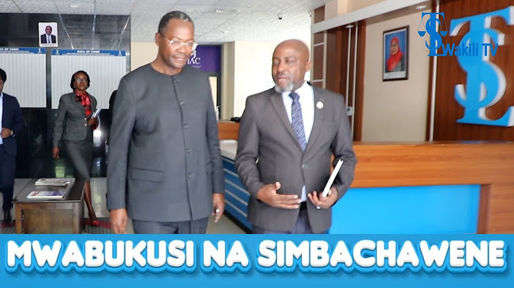 Alichokisema Mwabukusi Mbele ya Waziri Simbachawene Alipoitembelea TLS