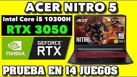 Laptop Gamer Acessível com RTX 3050: ACER NITRO 5 RTX 3050 Intel Core i5 10300H