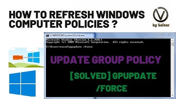 Update group policy using gpupdate /force | How to Refresh Windows Computer Policies