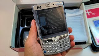 2005 HP iPAQ Series HW6500 PDA Cell Phone Unboxing Review - For Sale screenshot 5