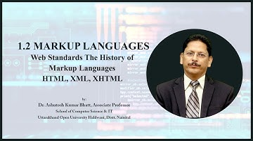 MARKUP LANGUAGES: Web Standards The History of Markup Languages HTML, XML, XHTML (Part-02)