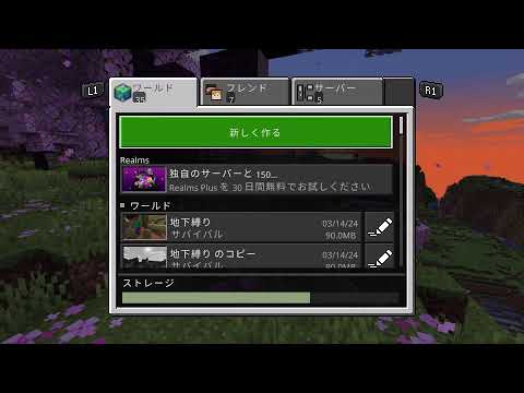 マイクラ参加型地下縛り誕生日やのに家でゲームと