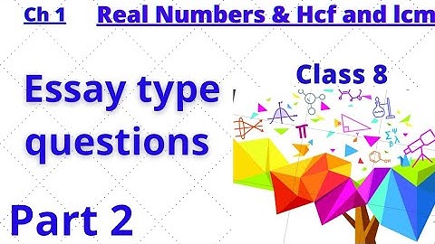 Pearson IIT Foundation Series | Class 8 | Ch-1|| Essay type questions