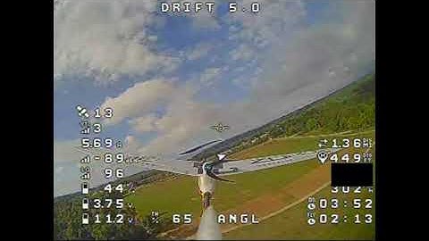 ZOHD DRIFT INAV 5.0  HORIZON DRIFT FIXED 2 FPV CAMERAS.