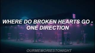 one direction - where do broken hearts go // lyrics