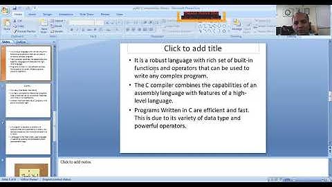 Featuures of C Programming language