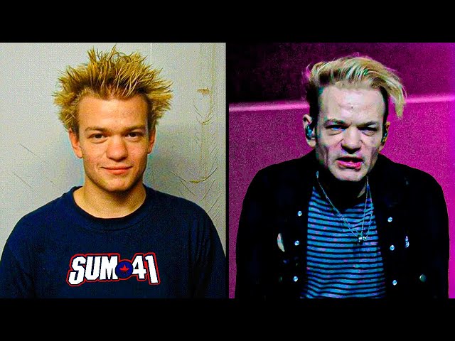 Sum 41 All Members: Then and Now ✪︎ 1996 vs 2024 class=