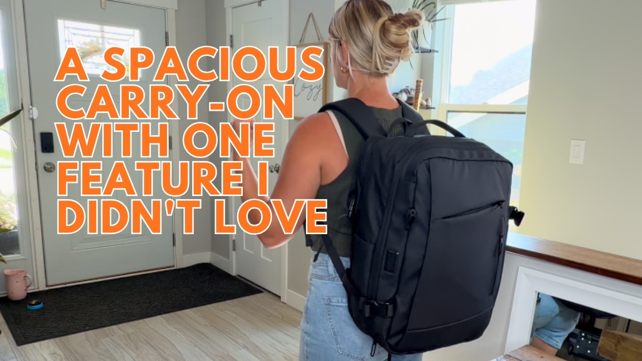 My Honest Thoughts on This Expandable Travel Backpack - YouTube