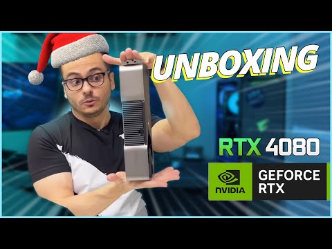 O MELHOR PRESENTE DE NATAL - RTX 4080 UNBOXING E MUITAS INFORMACOES