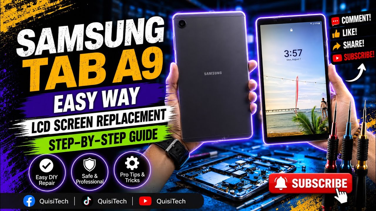 Image result for Samsung TaB A9 LCD Replacement | How To Replaced LCD Samsung Tab A9? SM ...