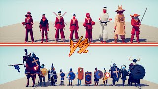 TAEKWONDO TEAM vs SHIELD TEAM - Totally Accurate Battle Simulator | TABS