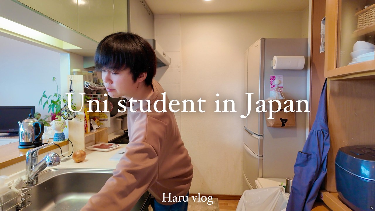 Japanese uni student vlog 🇯🇵 I made lunch & played with my cat | Explore cherry blossoms in Kyoto 🌸