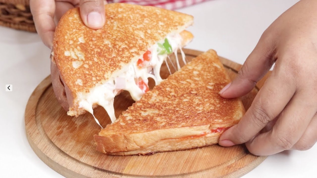 Bread Pizza Sandwich॥ Quick And Easy Sandwich Recipe ॥ How To Make