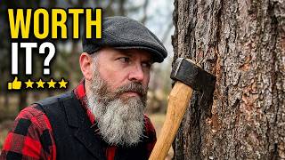 Testing The LIMITS Of The Beavercraft Axe On Giant Wood!