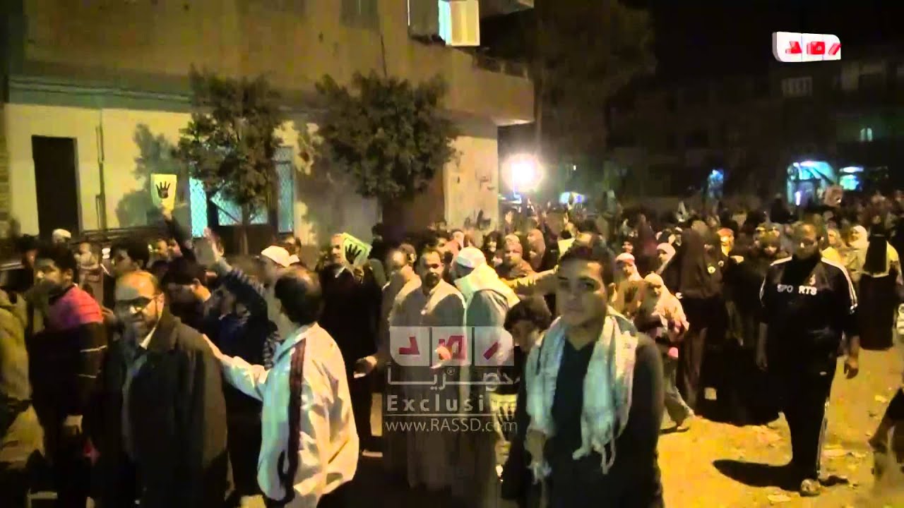 مسيرة ضد الانقلاب العسكرى تجوب شوارع الحوامدية - امس