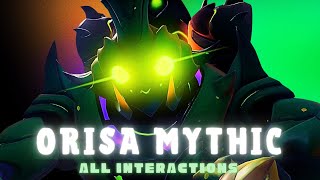 Orisa Mythic ALL  interactions | Overwatch season 8