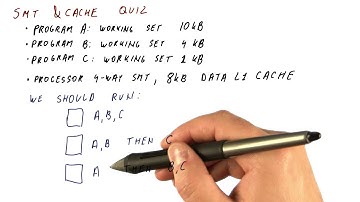 SMT and Cache Quiz - Georgia Tech - HPCA: Part 5