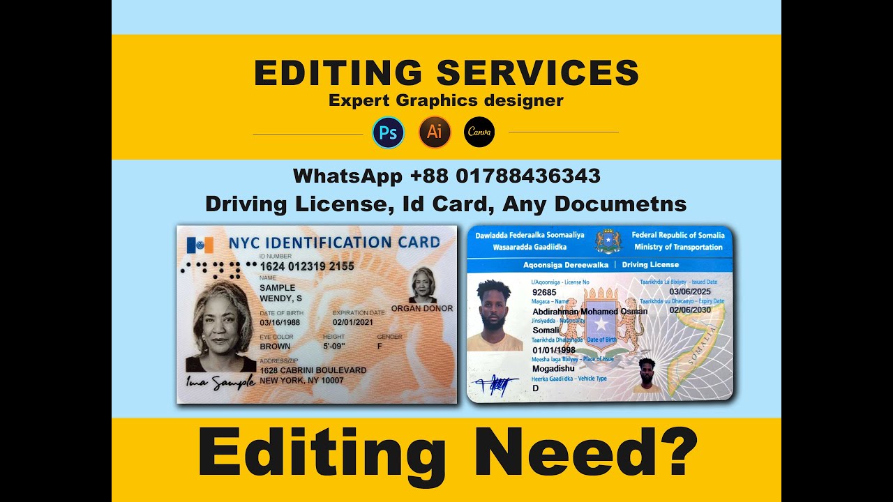 How to edit Driving License #driving #license #editing - YouTube