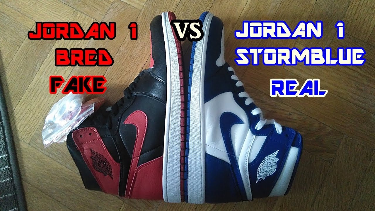 jordan 1 storm blue real vs fake